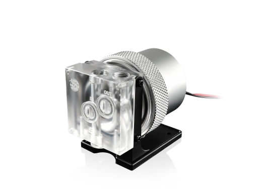 Bitspower D5 MOD Package (Clear Acrylic TOP S + MOD Kit V2 Silver 2)