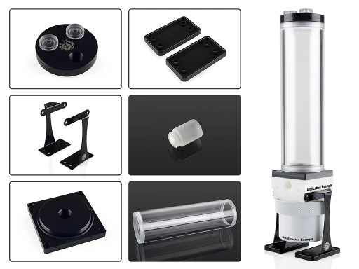 Bitspower Dual/Single D5 Top Upgrade Kit 200 Limited Edition POM-Black