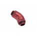 Bitspower Deep Blood Red 45-Degree With Dual Rotary G1/4