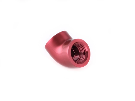 Bitspower Deep Blood Red 60-Degree With Dual Inner G1/4