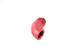 G1/4" Deep Blood Red Dual Rotary 90-Degree IG1/4" Extender
