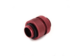 Deep Blood Red Mini Dual G1/4" Adjustable Aqua Link Pipe (16-22MM)