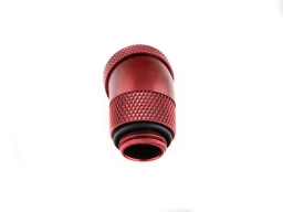 Bitspower Deep Blood Red Enhance Rotary G1/4" 30-Degree Multi-Link Adapter For OD 12MM