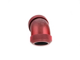 Bitspower Deep Blood Red Enhance 45-Degree Dual Multi-Link Adapter For OD 12MM