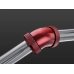 Bitspower Deep Blood Red Enhance 60-Degree Dual Multi-Link Adapter For OD 12MM