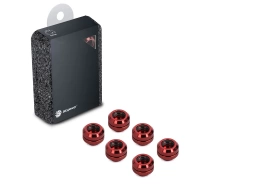 Bitspower G1/4" Deep Blood Red Enhance Multi-Link For OD 12MM (6PCS)