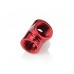 Bitspower Deep Blood Red T-Block With Triple IG1/4