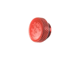 G1/4" Deep Blood Red Stop Fitting V2