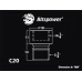 Deep Blood Red E-Adapter G1/4