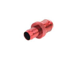 Deep Blood Red 1/2" To 3/8" Tube Adapter