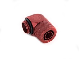 G1/4" Deep Blood Red Compression Angle Fitting For ID 8MM OD 10MM Tube