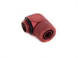 G1/4" Deep Blood Red Compression Angle Fitting For ID 8MM OD 11MM Tube