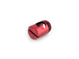 G1/4" Deep Blood Red In-Side 90 Degree Diversion Fitting