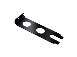 Dual PCI Pass Through Bracket (Black)