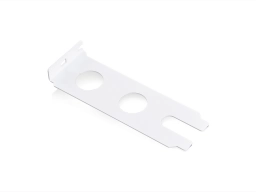 Dual PCI Pass Through Bracket (White)