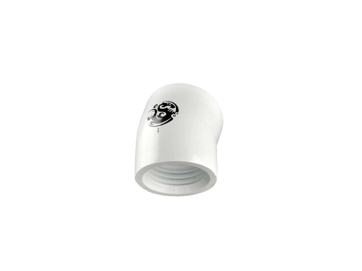 Bitspower Deluxe White 30-Degree With Dual Inner G1/4