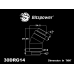 Bitspower Deluxe White 30-Degree With Dual Rotary G1/4