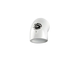 Bitspower Deluxe White 45-Degree With Dual Inner G1/4