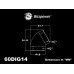 Bitspower Deluxe White 60-Degree With Dual Inner G1/4