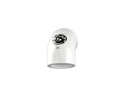 Bitspower Deluxe White 60-Degree With Dual Inner G1/4