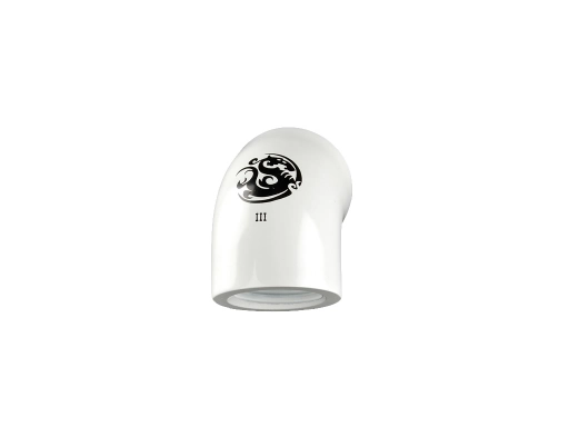 Bitspower Deluxe White 60-Degree With Dual Inner G1/4