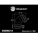 Bitspower Deluxe White 60-Degree With Dual Rotary G1/4