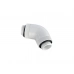 Bitspower Deluxe White 60-Degree With Dual Rotary G1/4