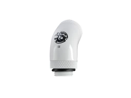 Bitspower Deluxe White 60-Degree With Dual Rotary G1/4