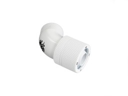 Bitspower G1/4" Deluxe White Dual Rotary 60-Degree Compression Fitting CC3 Ultimate For ID 3/8" OD 5/8" Tube