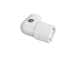 Bitspower G1/4" Deluxe White Dual Rotary Angle Compression Fitting CC3 Ultimate For ID 3/8" OD 5/8" Tube