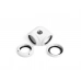 Bitspower Deluxe White Enhance 90-Degree Dual Multi-Link Adapter For OD 16MM
