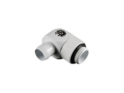 G1/4" Deluxe White Rotary Angle Stubby 3/8" Fitting