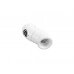 Deluxe White Rotary Mini Snake-Style Dual IG1/4