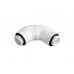 Deluxe White Triple Rotary Mini Snake-Style Dual G1/4