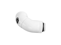 Deluxe White Triple Rotary Mini Snake-Style Dual G1/4