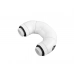 Deluxe White Five Rotary Snake-Style Dual G1/4