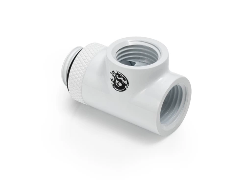 Bitspower Deluxe White T-Block Rotary G1/4