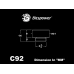 Deluxe White  Thread Adapter G1/4