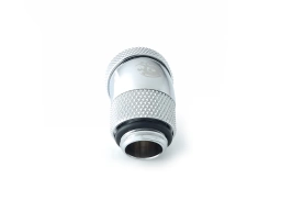 Bitspower Silver Shining Enhance Rotary G1/4" 30-Degree Multi-Link Adapter For OD 12MM