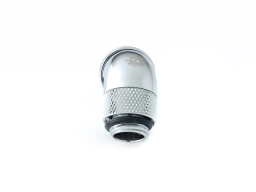 Bitspower Silver Shining Enhance Rotary G1/4" 60-Degree Multi-Link Adapter For OD 12MM