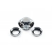 Bitspower Silver Shining Enhance 90-Degree Dual Multi-Link Adapter For OD 14MM