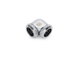 Bitspower Silver Shining Enhance 90-Degree Dual Multi-Link Adapter For OD 16MM