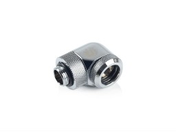 Bitspower Silver Shining Enhance Rotary G1/4" 90-Degree Multi-Link Adapter For OD 14MM