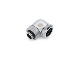 Bitspower Silver Shining Enhance Rotary G1/4" 90-Degree Multi-Link Adapter For OD 16MM