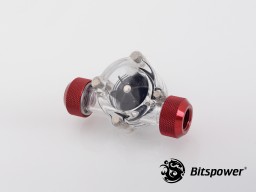  Bitspower Flow Sensor Deep Blood Red