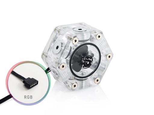 Bitspower Hexagon Flow Indicator-RGB
