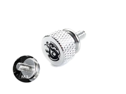 Bitspower Logo Aluminum Thumb Screw For M3 (Silver)