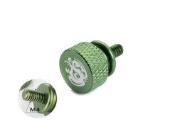 Bitspower Logo Aluminum Thumb Screw For M4 (Green)