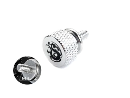 Bitspower Logo Aluminum Thumb Screw For M4 (Silver)