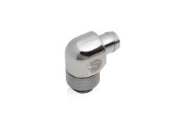 G1/4" Silver Shining Rotary Angle Stubby 3/8" Fitting
